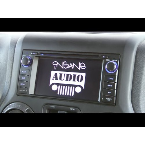 Insane Audio Jeep JK Stereo System JK1001 for Jeep Wrangler 20072015